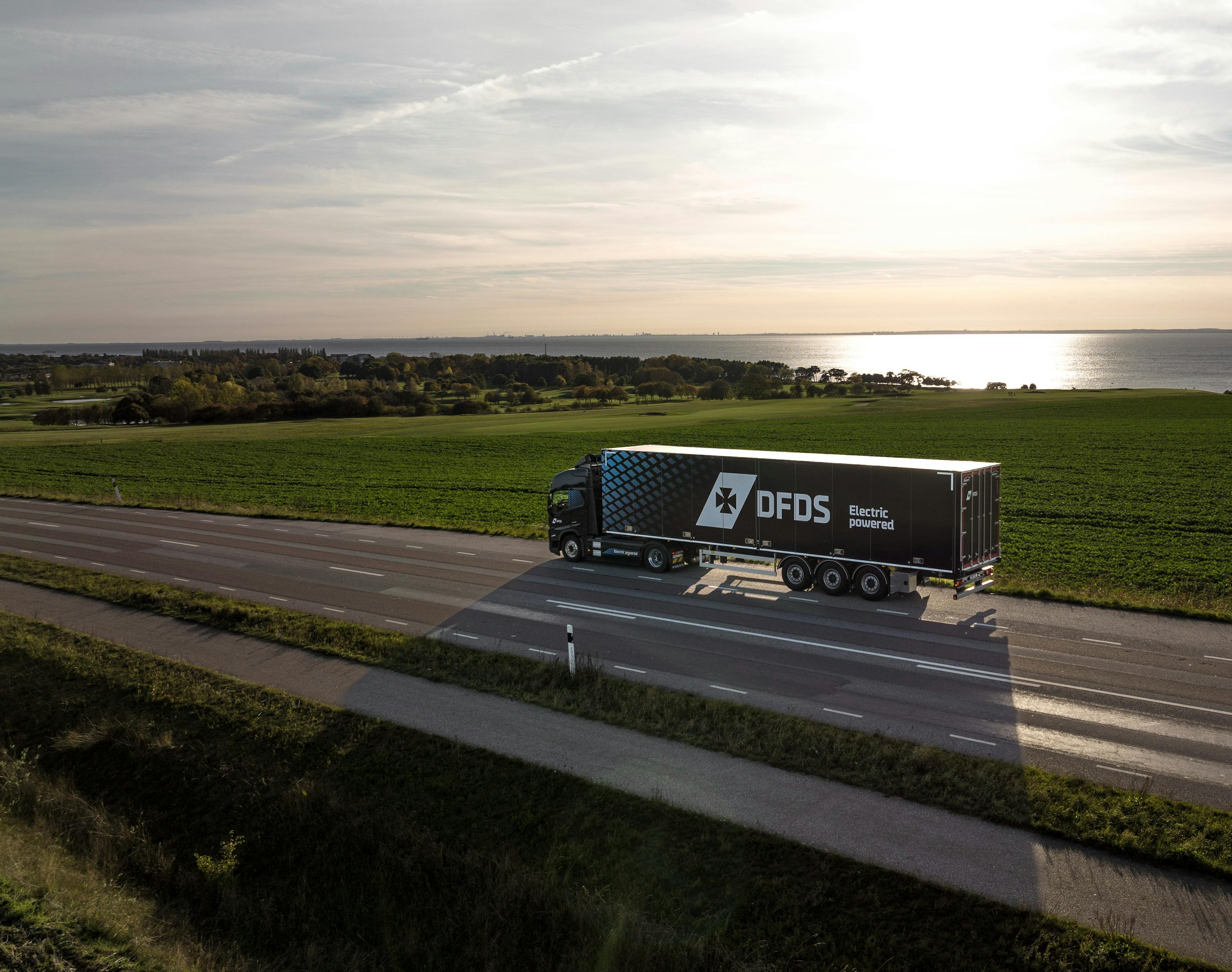 DFDS electric truck, Logistics services