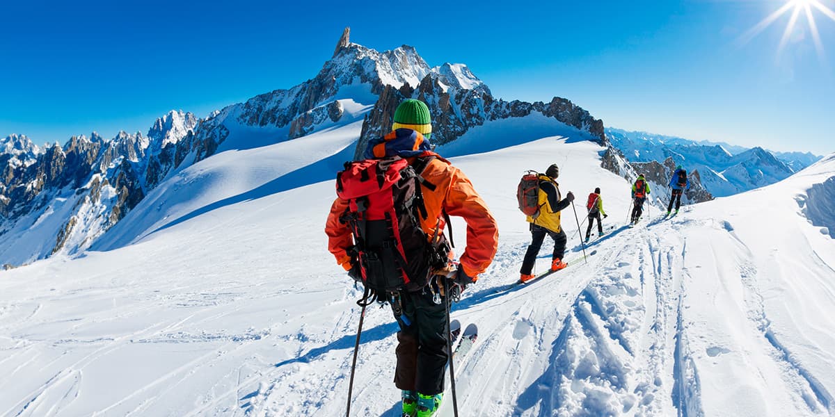 Skiing in France Hero