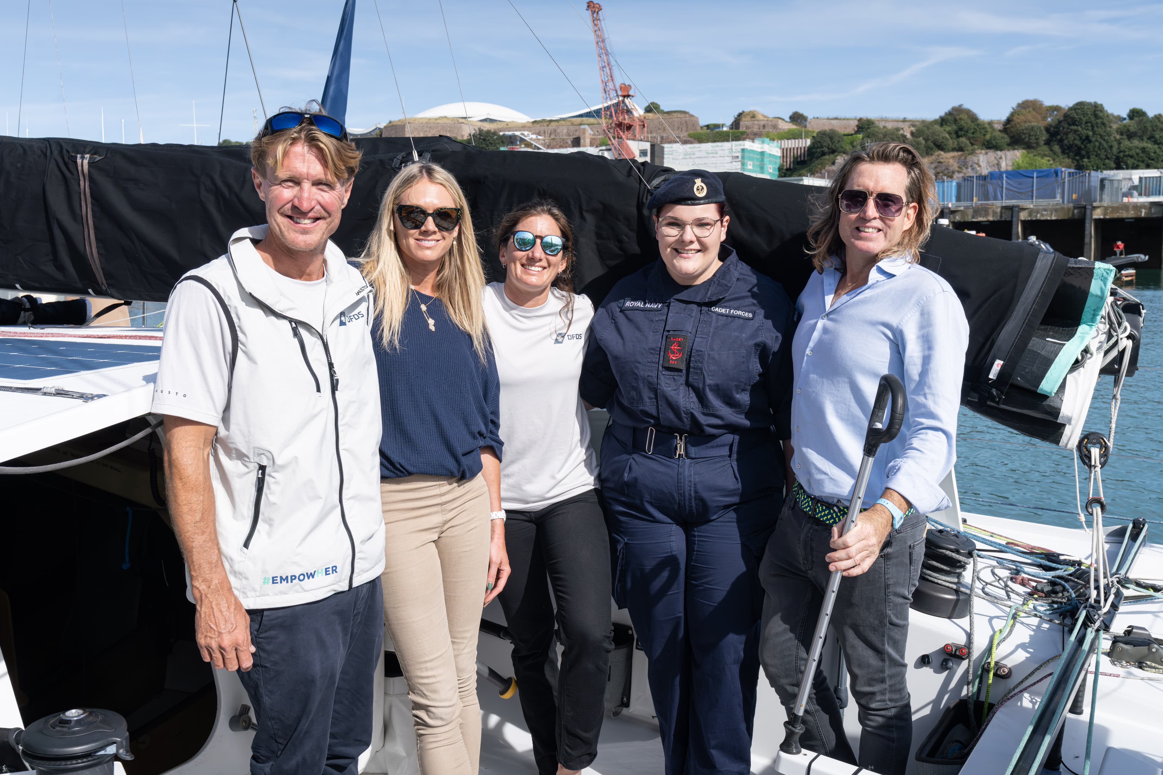 Pamela and team smiling #EmpowHer