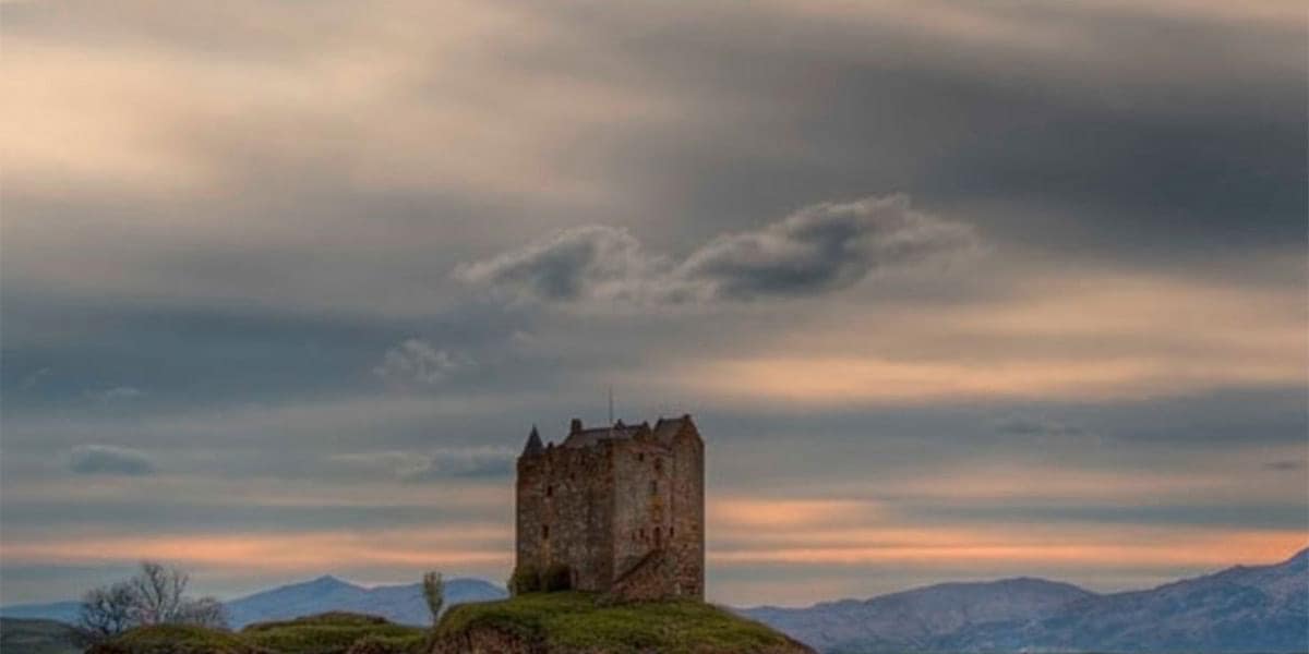 Sunset in beautiful Scotland