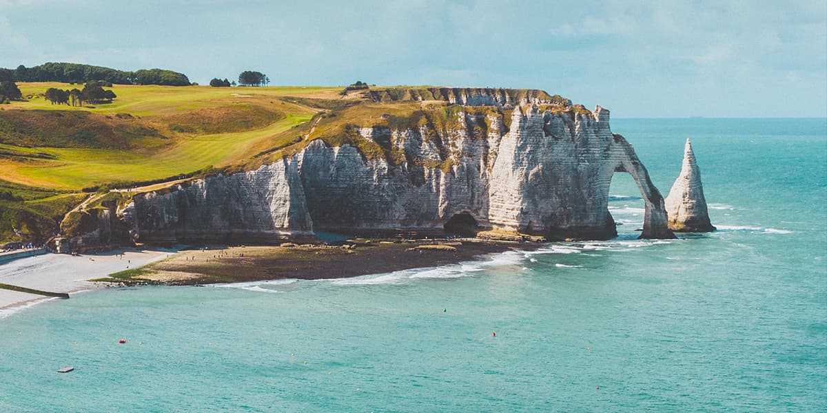 Normandy coastline