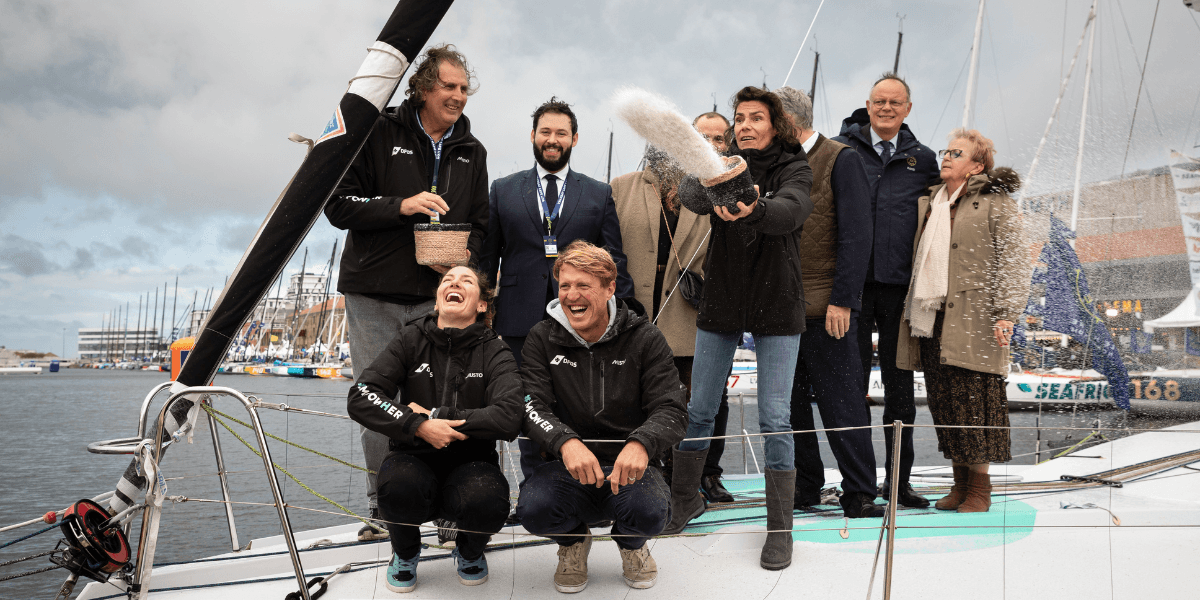 Pamela Lee and team celebrating