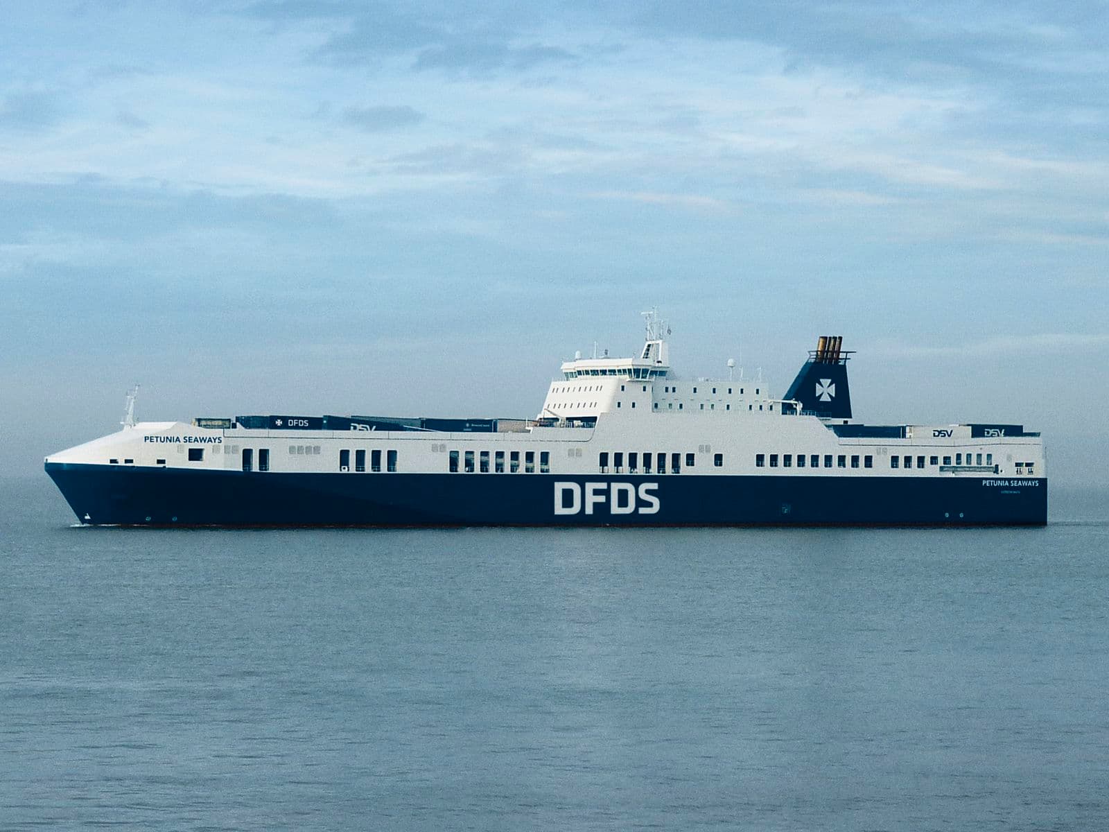 DFDS vessel Petunia Seaways at sea
