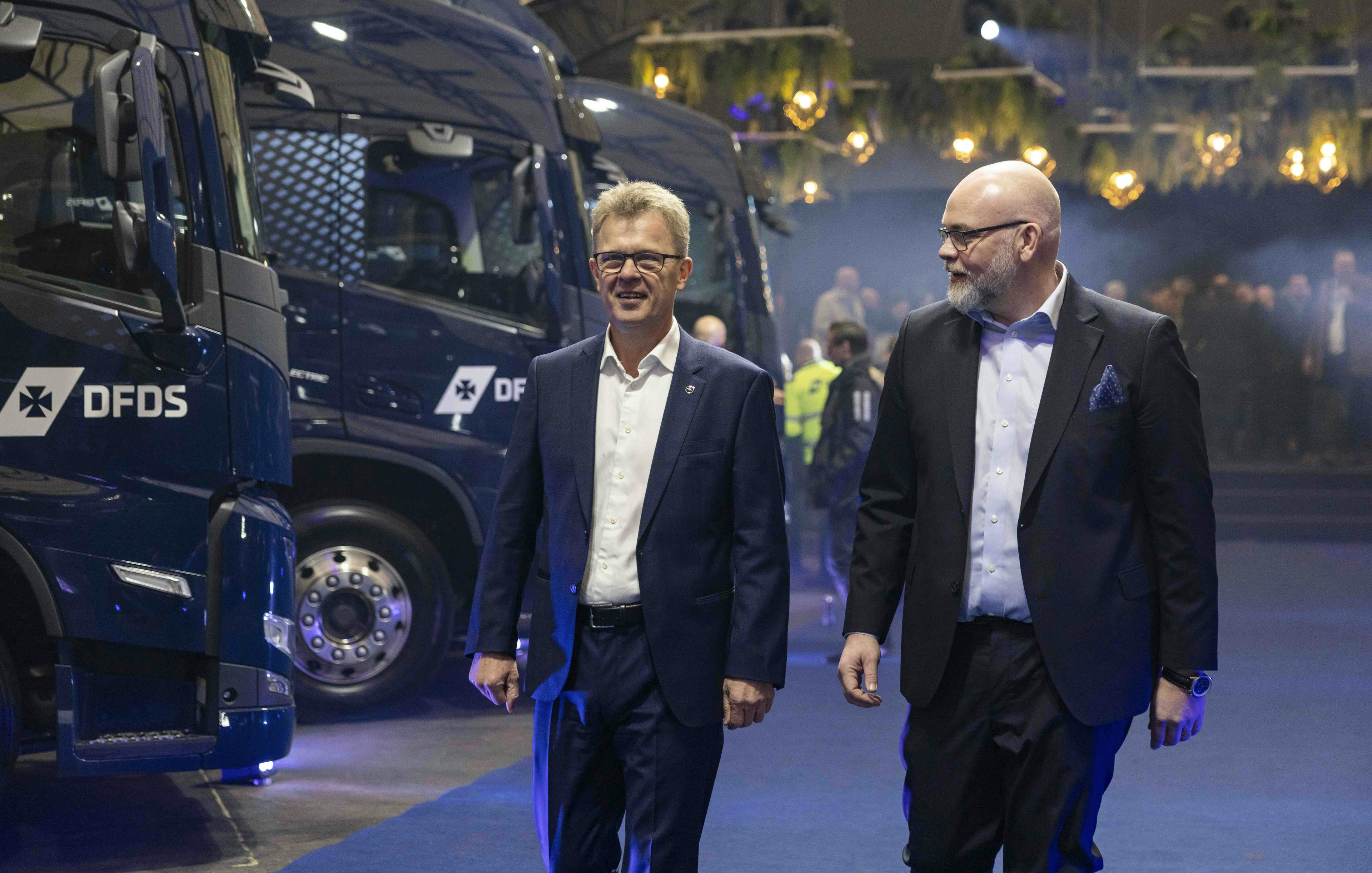 Niklas Andersson, DFDS and Roger Alm, Volvo Trucks