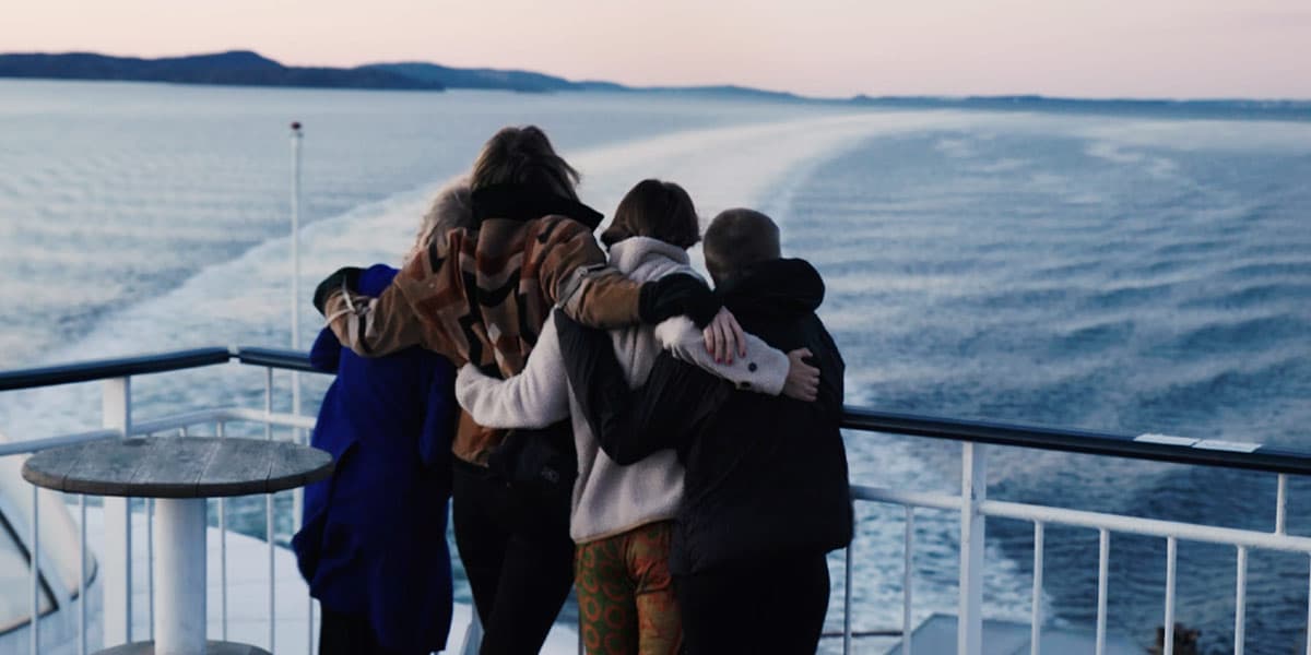 Group on deck
