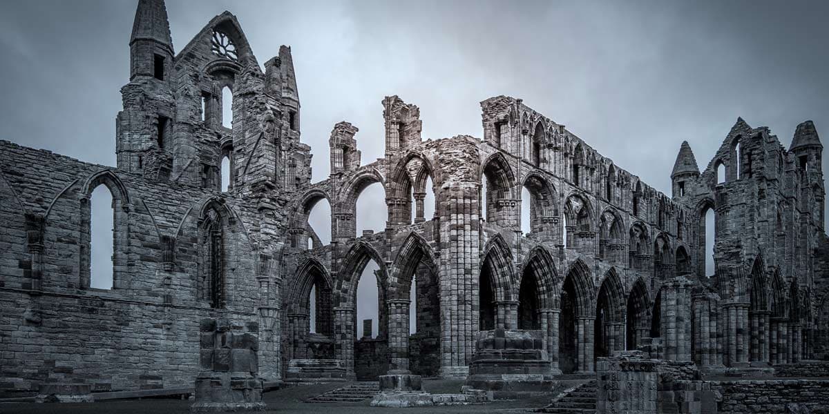 Whitby abbey, England