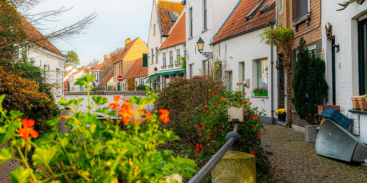 Buildings in Zeebrugge