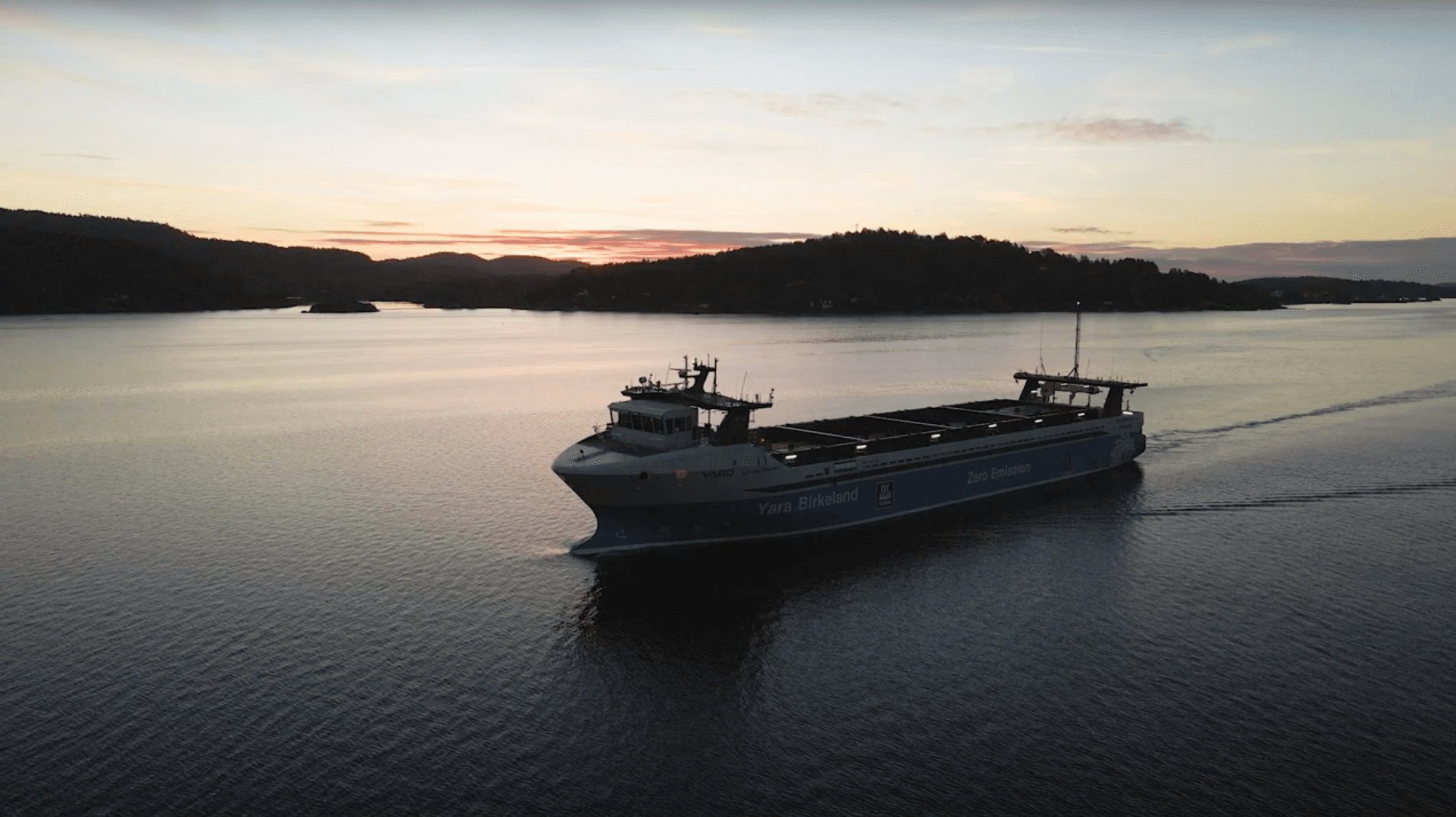 DFDS, freight, vessel, night, sundown