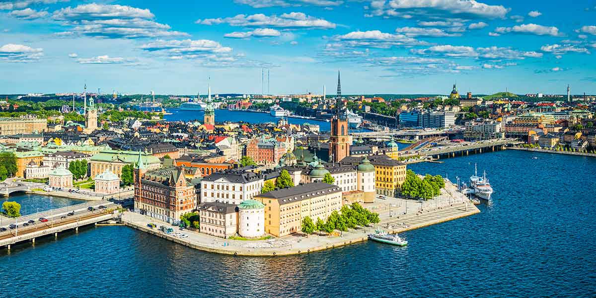 Stockholm city view