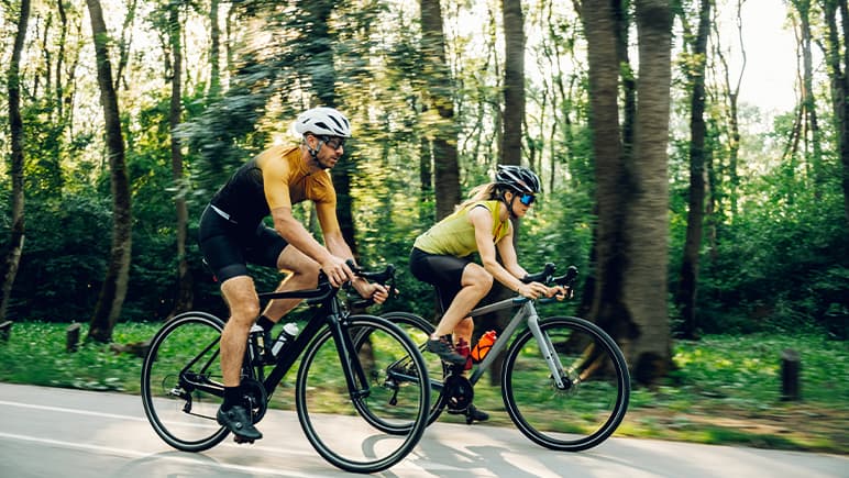 4-5 couple on a road
