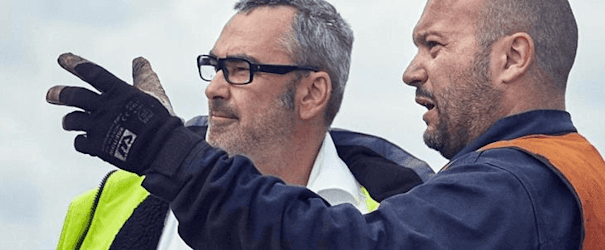 DFDS employees conferring