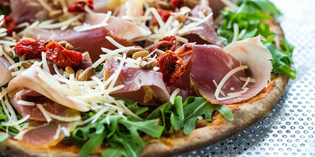 Enjoy a pizza at Little Italy onboard Copenhagen-Oslo