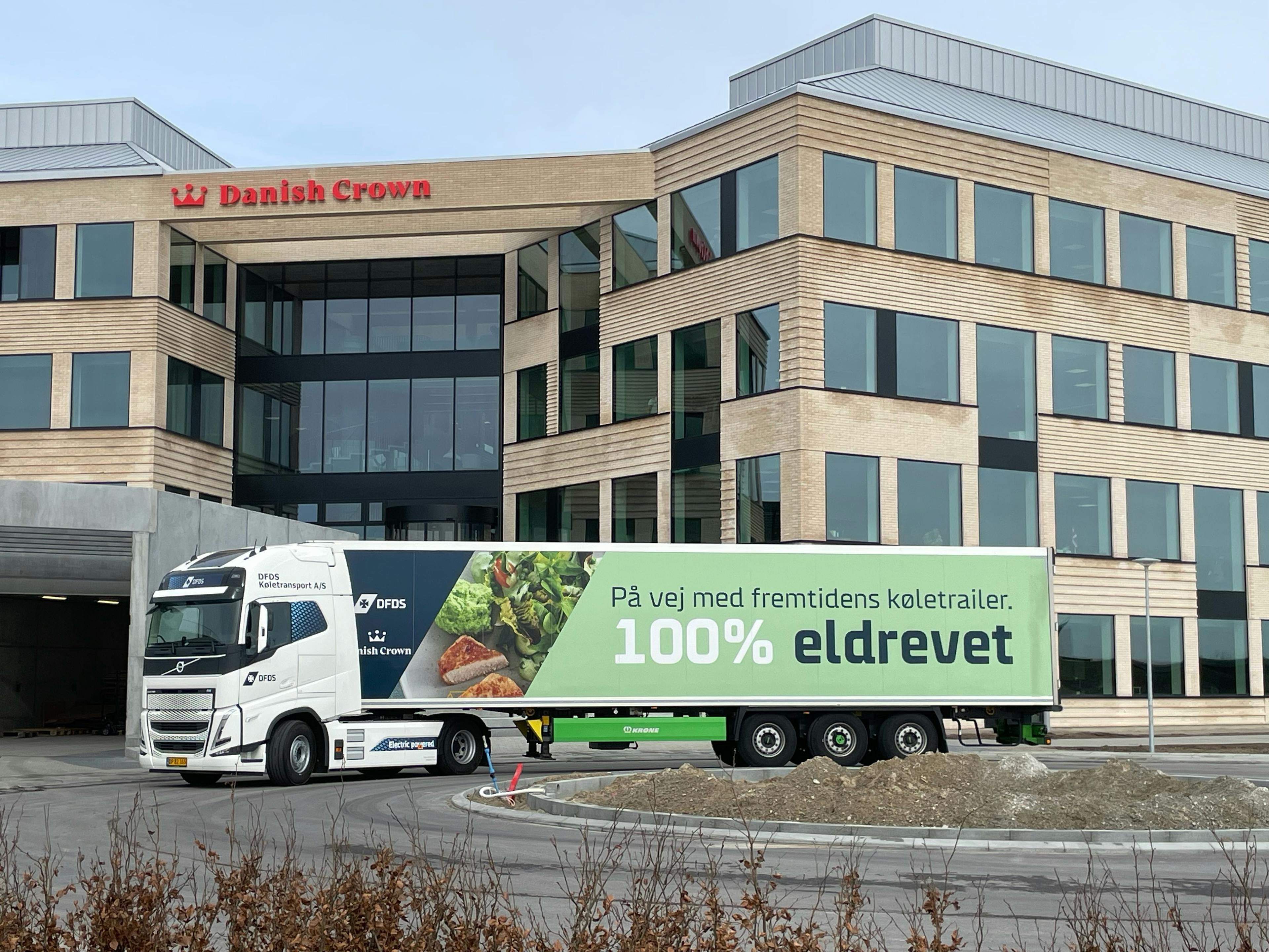 Partnership, Danish Crown, eMobility, electric truck