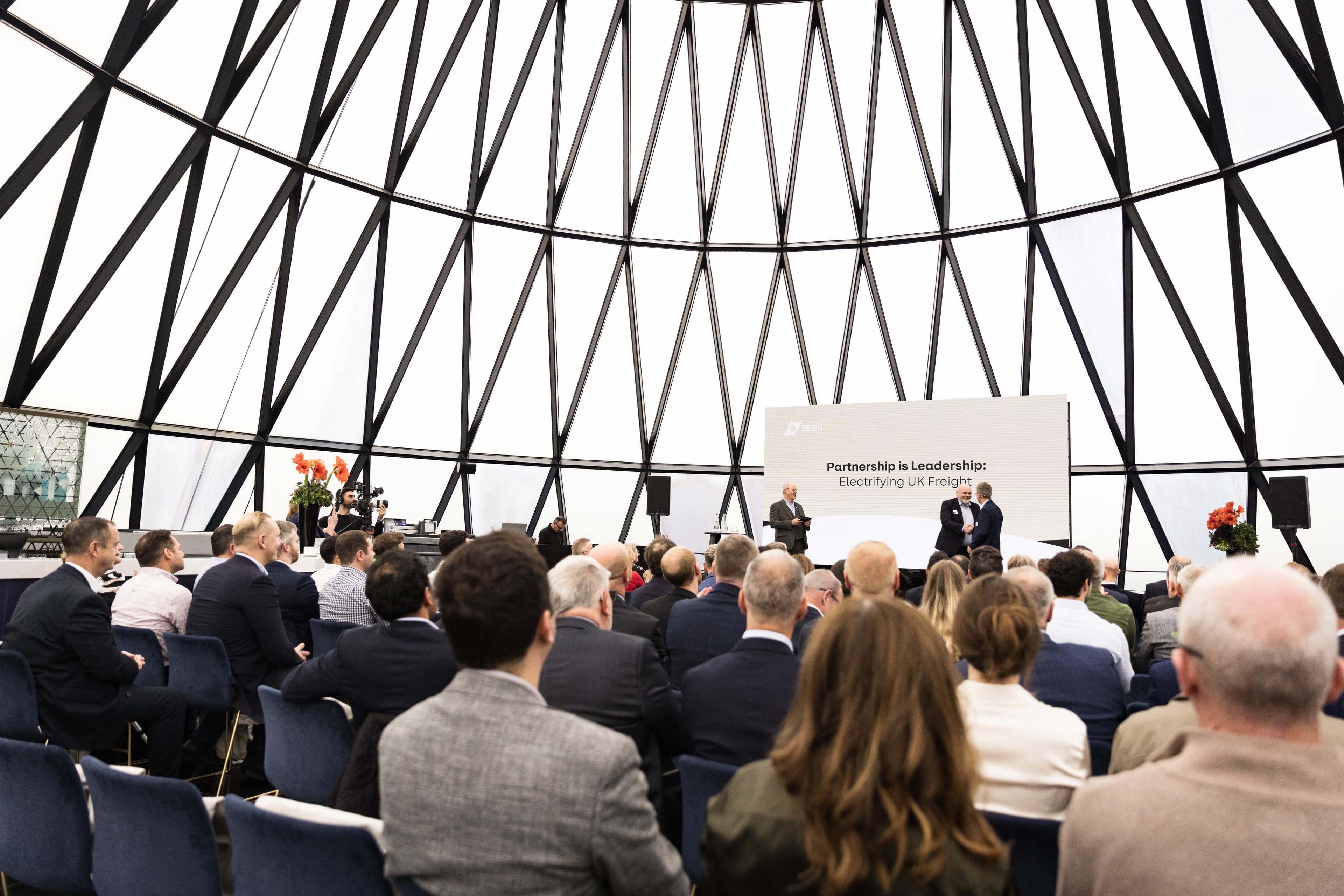 Relatori all'evento "Partnership is Leadership"