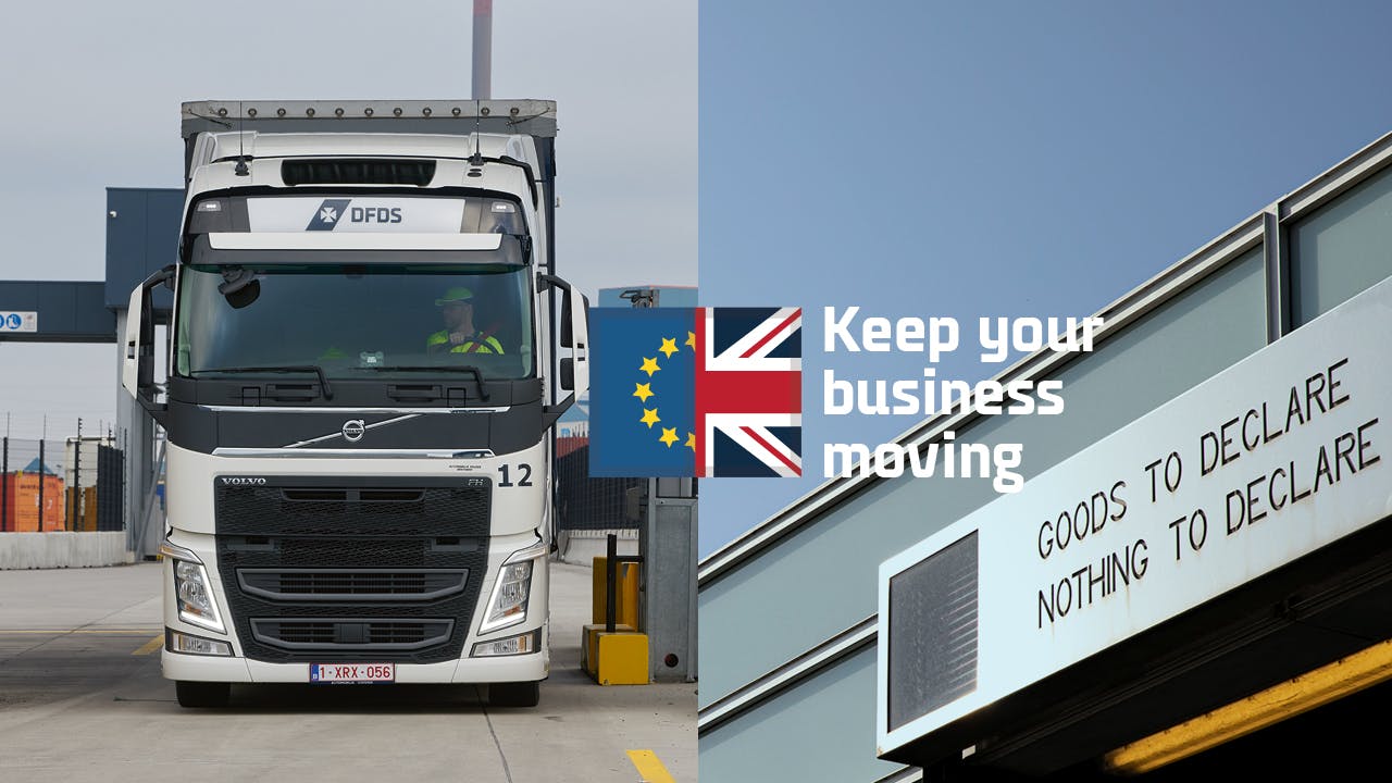 DFDS EU-UK truck
