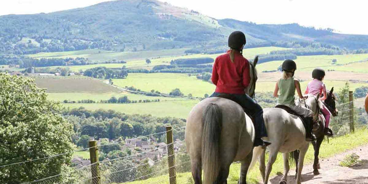 Horse riding in Scotland
