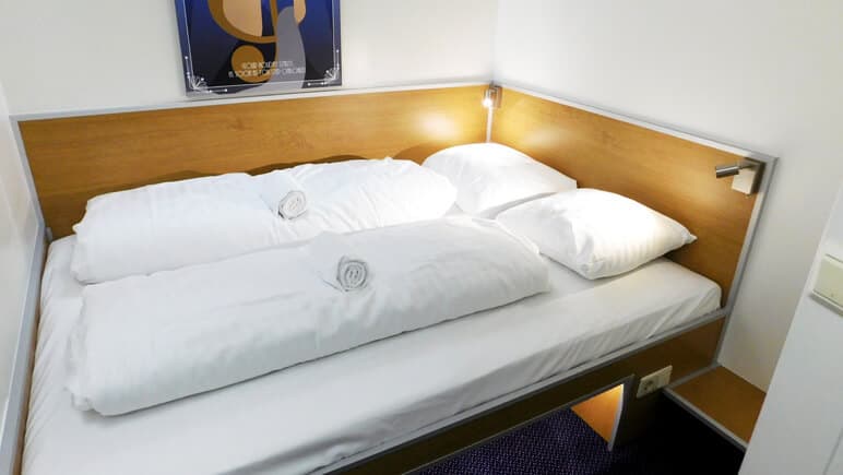 Neu auf den Fähren Innenkabinen mit Doppelbett co DFDS