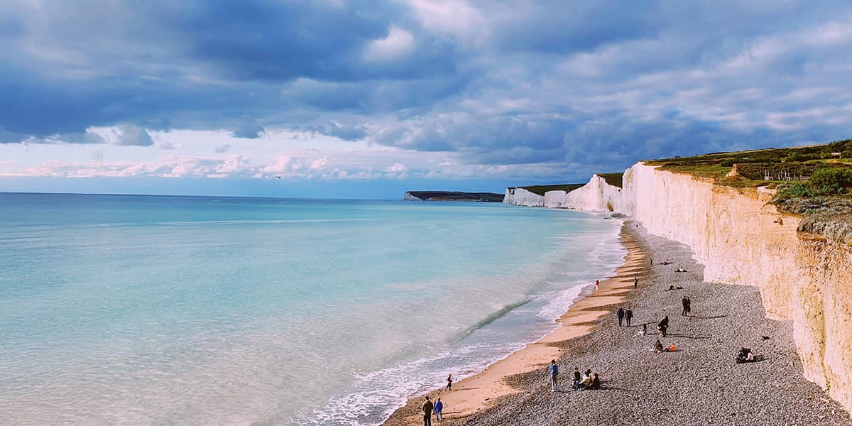 South England coastline in Autumn hero
