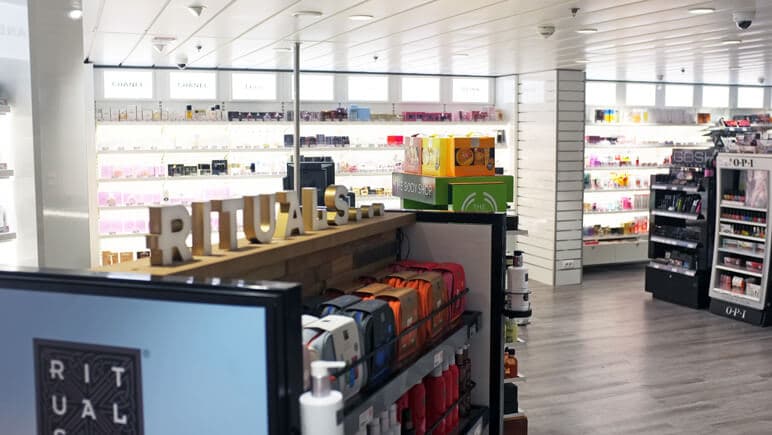 Bord Shop neu gestaltet co DFDS