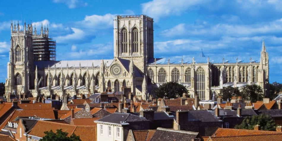 Top view of York city