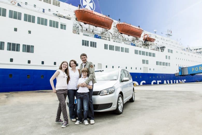 Met de auto op de ferry naar Engeland