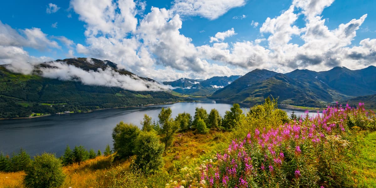 Lente in Schotland