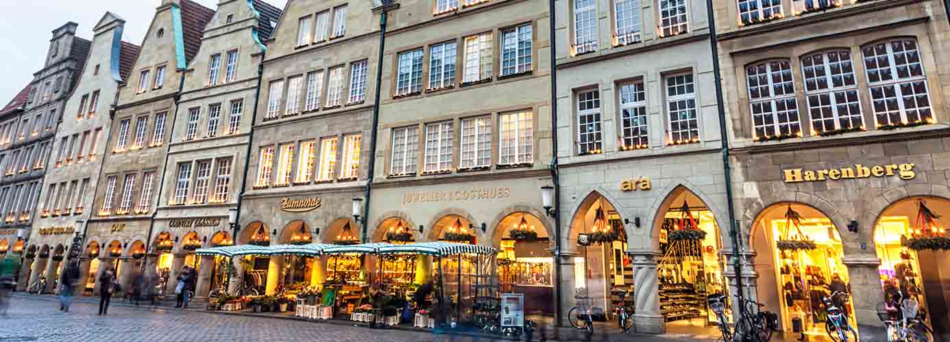 Shops in Munster, Germany