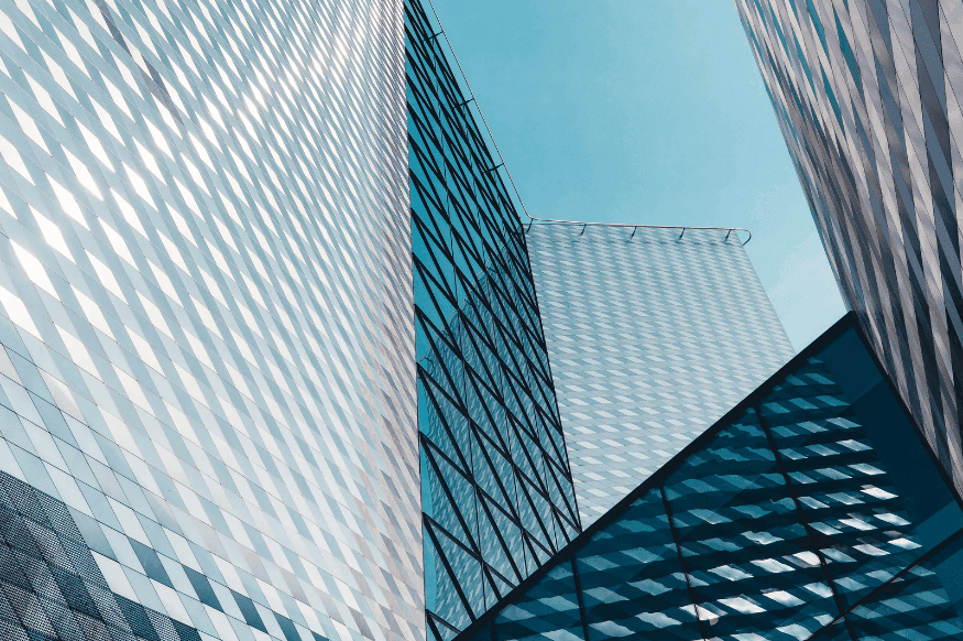 Modern buildings