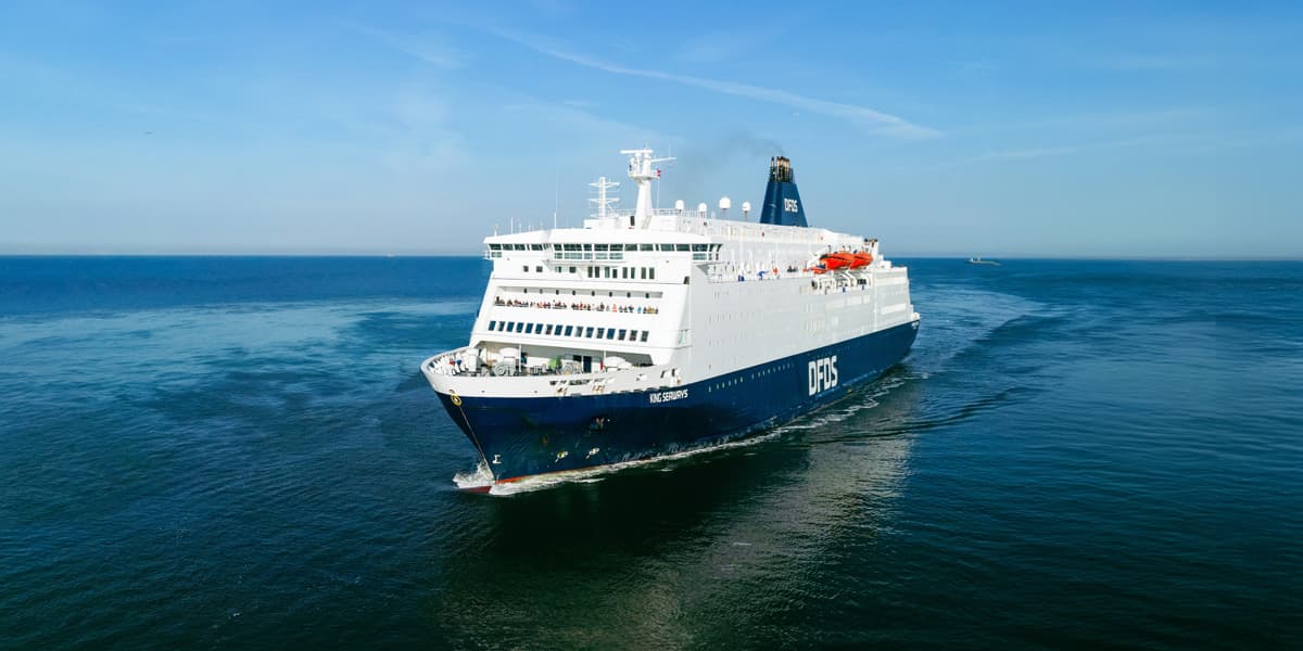 King Seaways vessel, sailing on the high seas