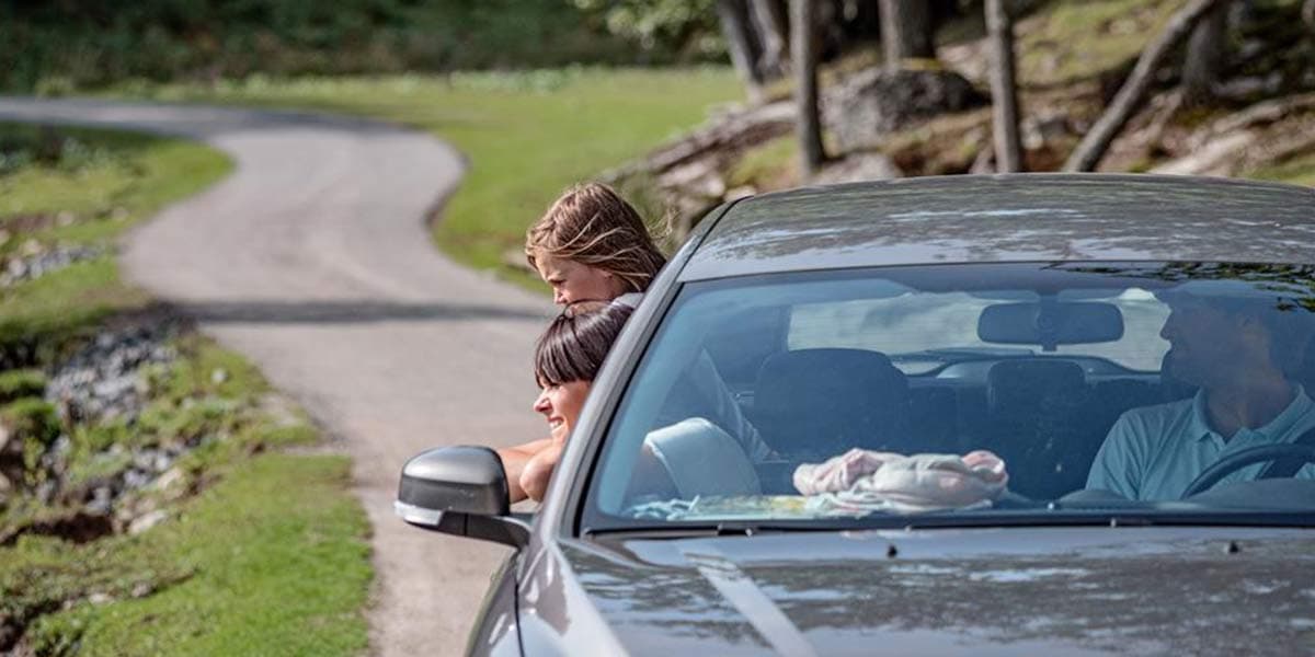 Family enjoying Eriksberg Safari Park