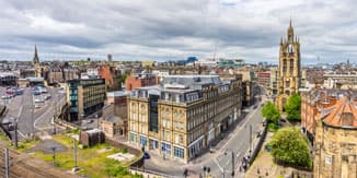 Newcastle picture of the city skyline