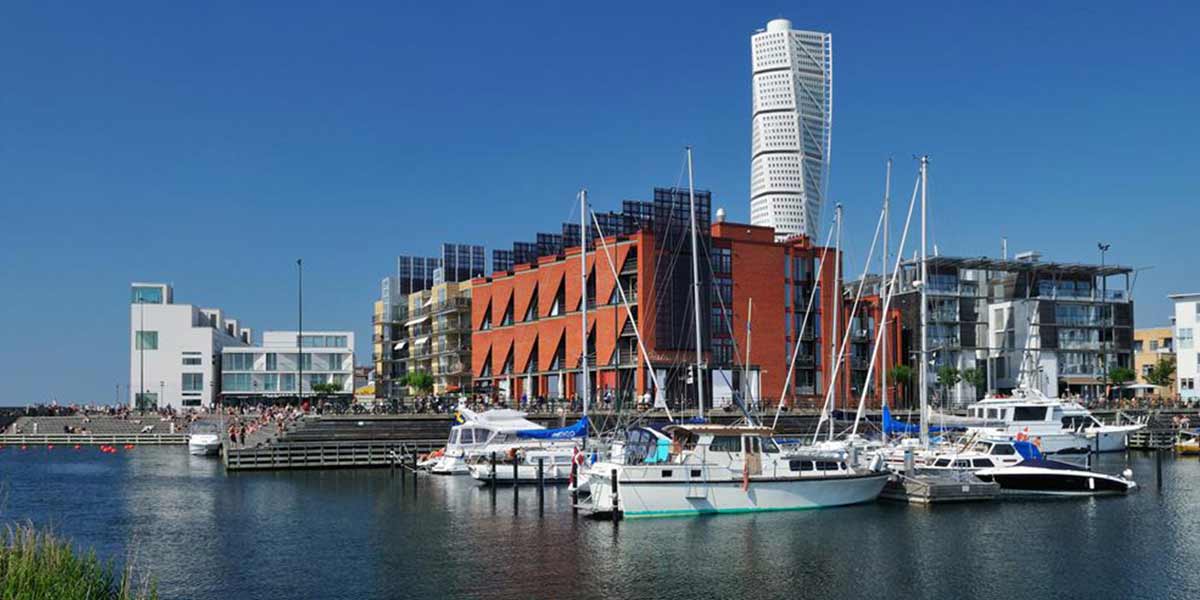 Beautiful buildings in Malmo