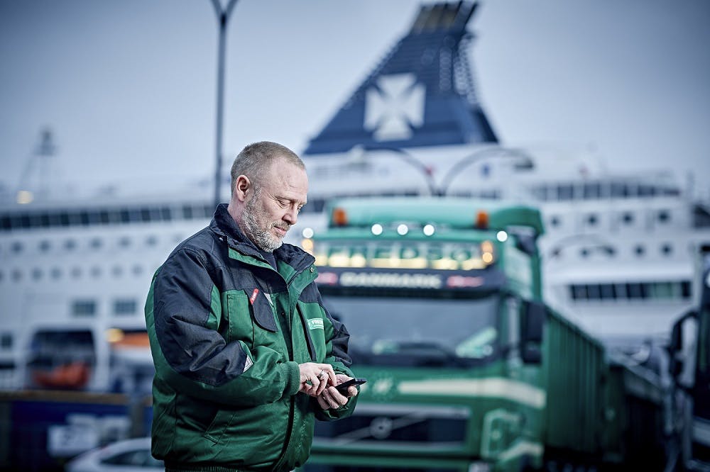 DFDS Truckdriver Mobil 2018